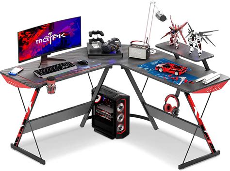 Motpk L Shaped Gaming Desk 51 L Shaped Desk Computer
