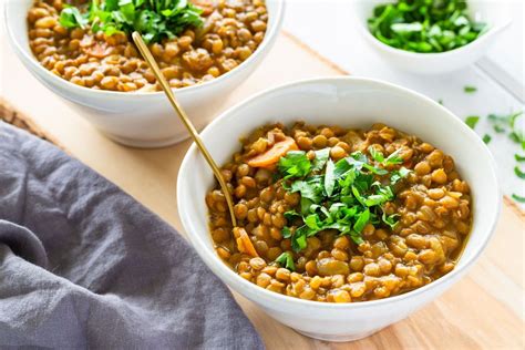 Easy Healthy Vegetarian Lentil Soup Recipe