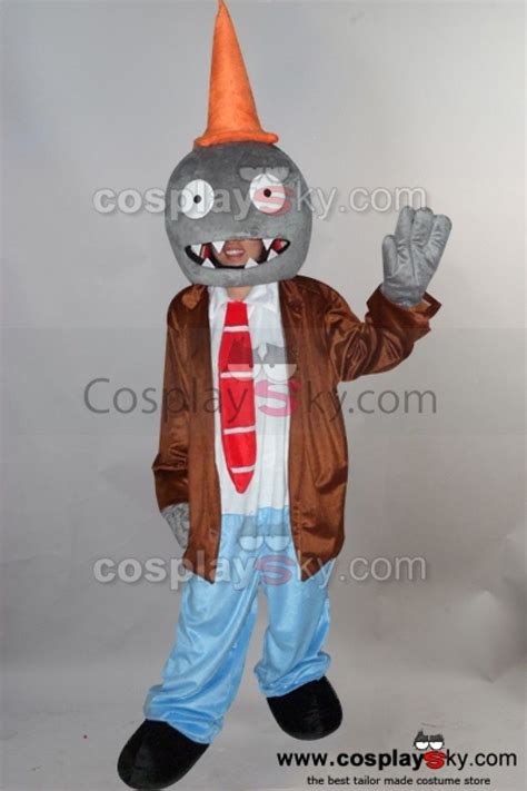 Conehead Zombie Plants Vs Zombies Mascot Costume Costumes Cosplay