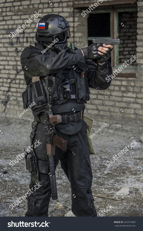 Russian Special Forces Training Military Training Stock Photo 532319383