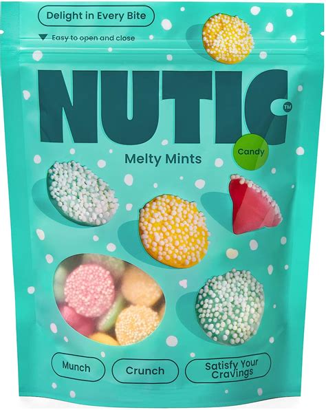 Nutic Smooth And Melty Mints Nonpareils Candy 5 Pound