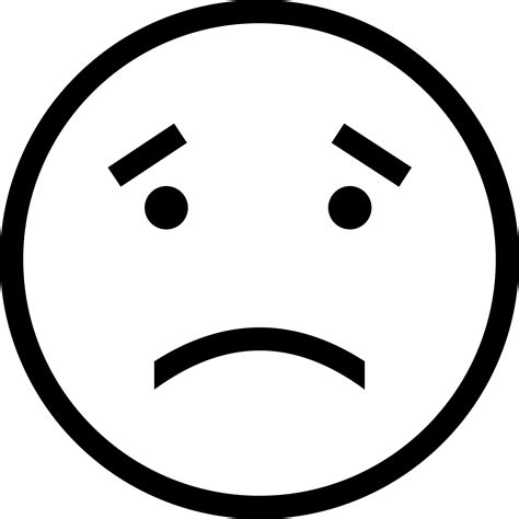 Unhappy Face Vector Clipart Image Free Stock Photo Public Domain
