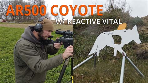 Ar500 Coyote W Reactive Vitals Atlas Target Works Youtube