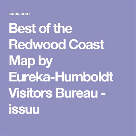 Best Of The Redwood Coast Map Redwood National Park Redwood Coast