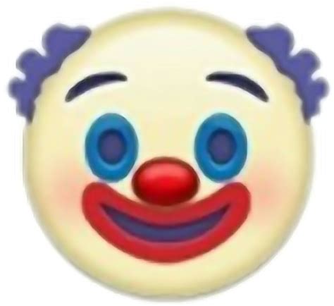 Clown Clipart Emoji Clown Emoji Transparent Free For Download On