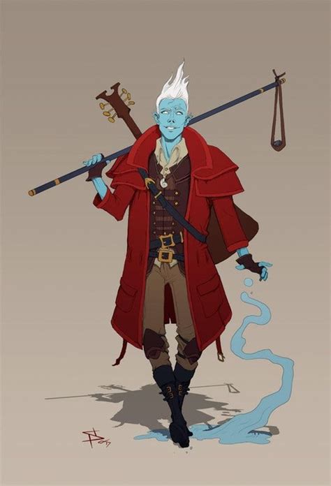 Art Water Genasi Druid Dnd Fantasy Character Art Fantasy Rpg Rpg Character Character