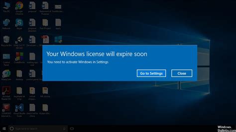 How To Repair Your Windows License Will Expire Soon Error Windows Bulletin