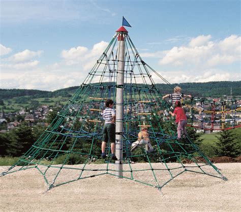 45m Rope Net Tower 2 Playground Centre