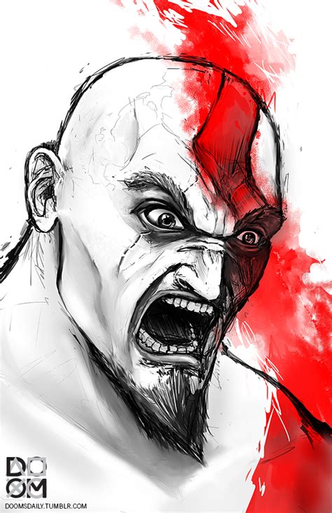 Kratos Fan Art By Doomcmyk On Deviantart
