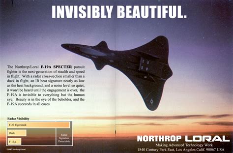 Northrop Loral F 19a Specter The Infomercantile