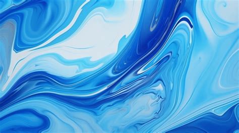 Premium Vector Design Abstract Blue Liquid Marble Texture Background