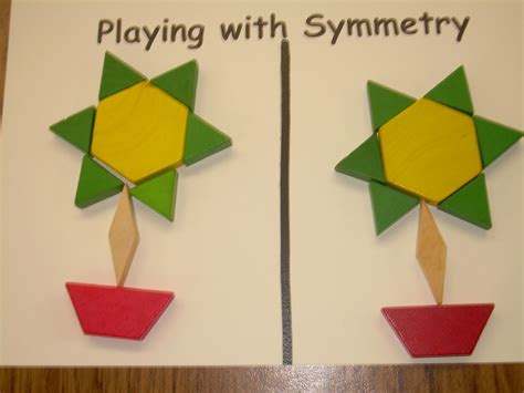Mrs Decis Kindergarten Class Playing With Symmetry
