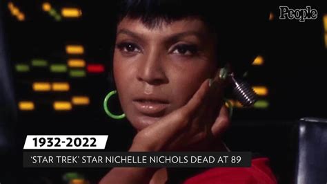 Nichelle Nichols Barrier Breaking Star Trek Actress Dead At 89 Video