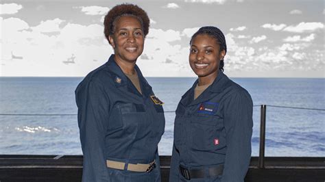 Mother And Daughter Serve On The Same Navy Ship Together Good Morning America