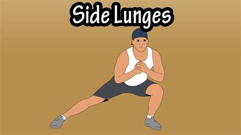 How To Do Side Lunges Exercise For Beginners Side Lunges With Dumbbell Weight Side Lunge