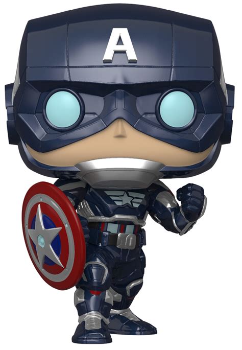 REBEL Hurt Funko POP Marvel Avengers Game Captain America