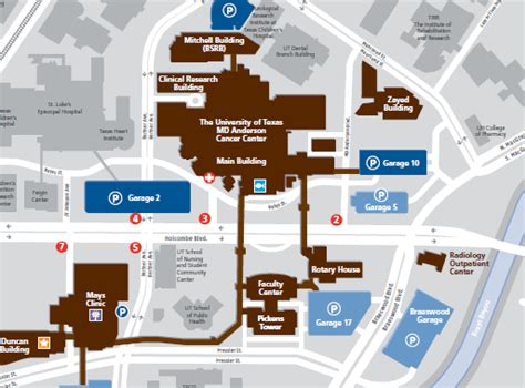 Md Anderson Cancer Center Campus Map Cancerwalls