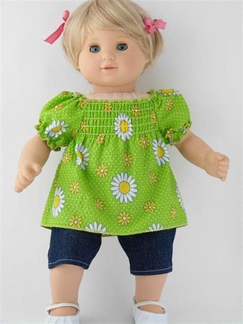 American Girl Bitty Baby Bitty Twins Doll Clothes Green Print