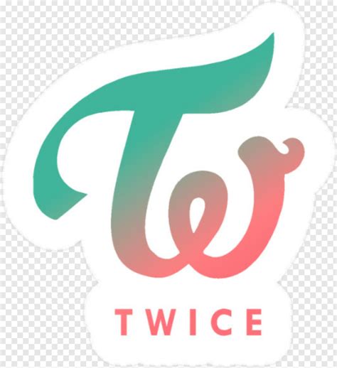 Twice Logo Twice Logo T Shirt K Pop Person Twice Logo Text Logo Png