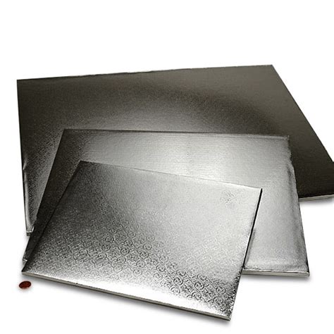 Silver Foil Cake Board 12 Sheet 12 Thick Quantity 12 Width 13 1