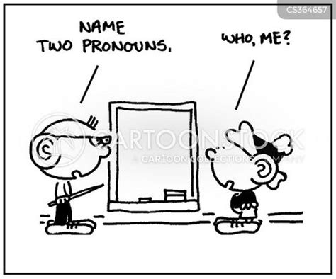 Pronouns Cartoons And Comics Funny Pictures From Cartoonstock