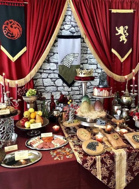 Game Of Thrones Party Karas Party Ideas Medieval Party Game Of Thrones Birthday Game Of