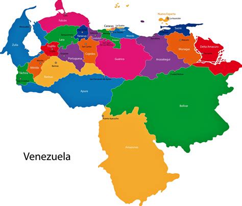 El Mapa El Mapa De Venezuela Kulturaupice