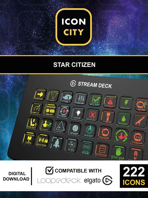 Star Citizen Stream Deck Icons 317 Version 222 Icons And Etsy