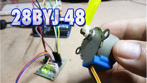 28byj 48 Stepper Motor With Uln2003 Arduino 4 Example