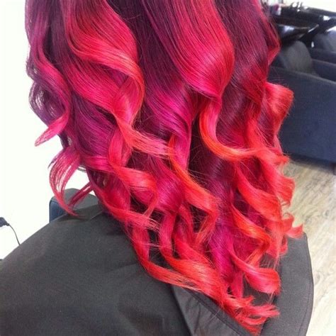 Bright Red Curly Hair Hair Pinterest Curly Hair