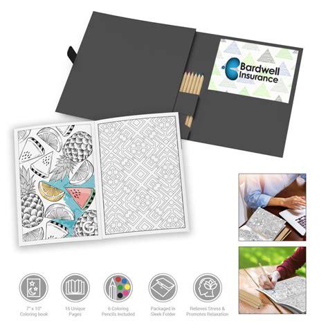 Kolorkit Adult Coloring Book Kit Show Your Logo