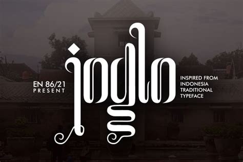 Font That Inspired From Indonesia Javanese Traditional Typeface