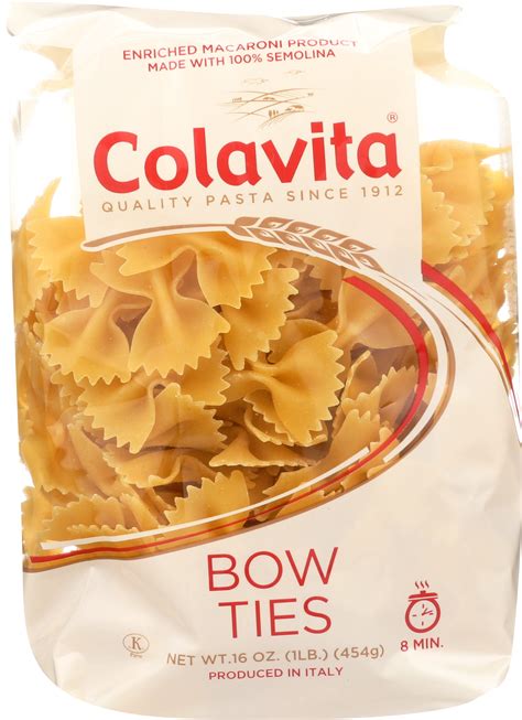 Colavita Farfalle Bow Ties Pasta 16 Ounce