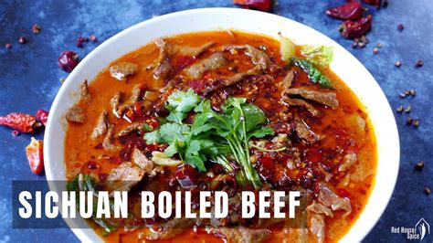 Sichuan Boiled Beef Shui Zhu Niu Rou 水煮牛肉 Youtube