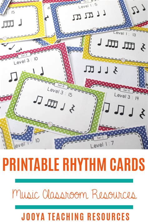Your Students Will Love These Printable Rhythm Cards In Music Class