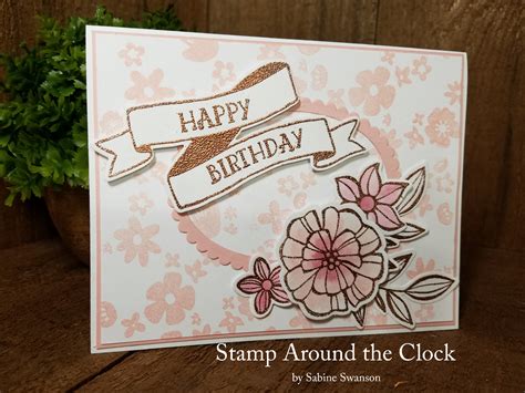 Pin By Sabine Swanson On Stamp Around The Clock Birthday Stamps