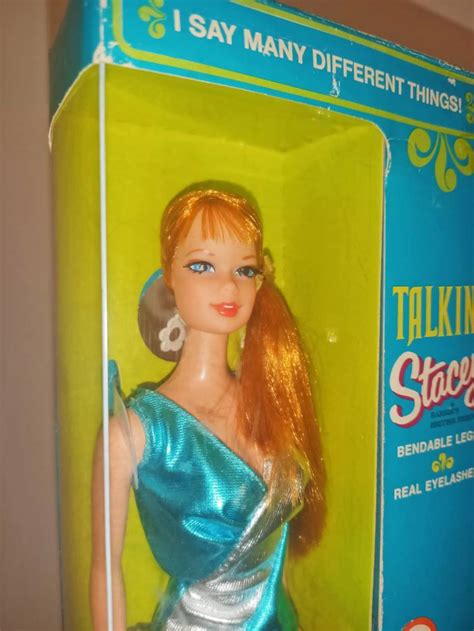 Vintage Talking Stacey Barbie Nrfb Copper Penny Red Etsy
