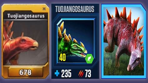 Tuojiangosaurus Jurassic World The Game Vs Jurassic World Alive Vs Jurassic Park Builder Youtube