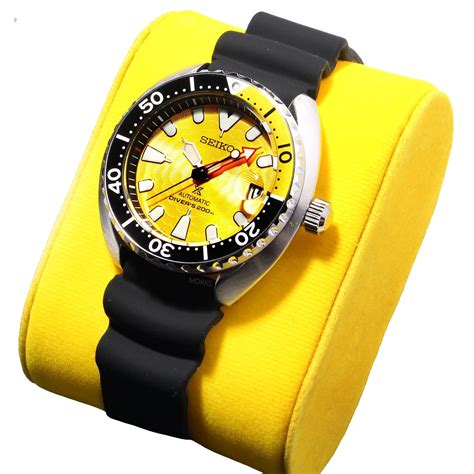Seiko Prospex Zimbe Srpd19 Yellow Limited Edition Automatic Watch Ebay