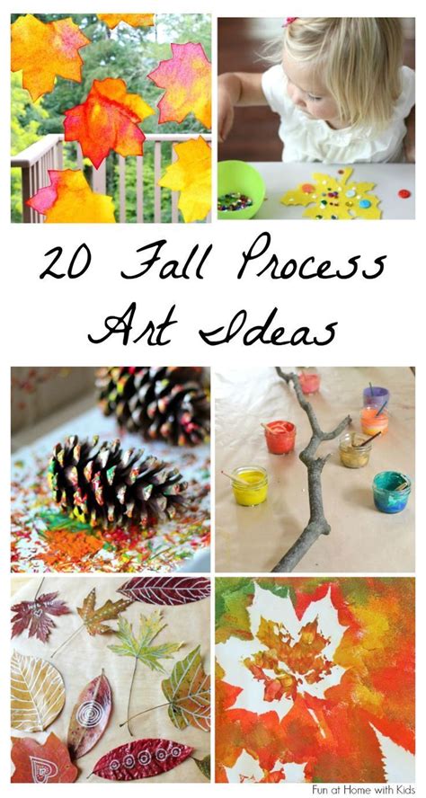 20 Beautiful Fall Process Art Ideas For Kids Kids Fall