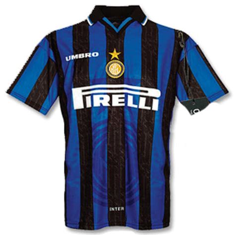 Retro Inter Milan Home Football Shirt 9798 Soccerdragon