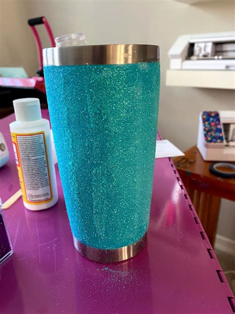 Full Glitter Epoxy Sealed Stainless Steel Tumbler Drink And Barware