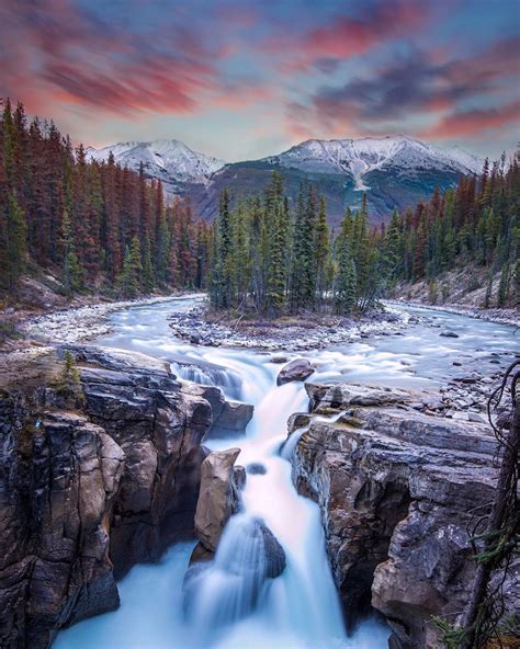 Sunwapta Falls Jasper National Park Alberta Canada Rbeamazed