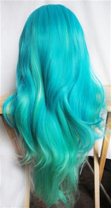 great blue hairstyles pretty designs