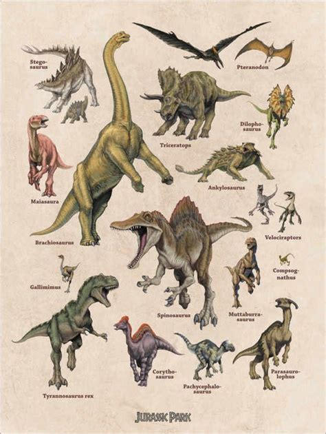 Jurassic Park Dinosaurier Poster Bei Posterlounge Günstiger Versand Kauf Auf Rechnung