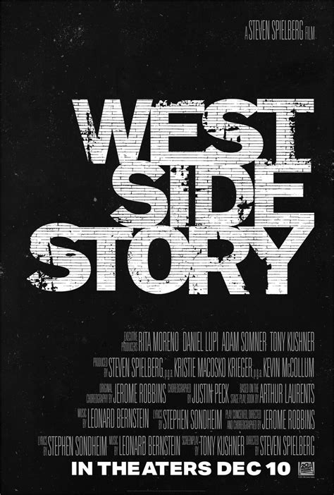 Teaser Trailer For Steven Spielbergs West Side Story Released