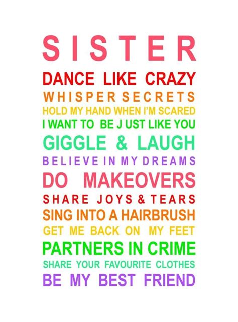 Sister Poster Hardtofind Sisters Quotes Sister Quotes Quotes