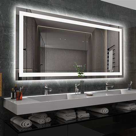 Buy Amorho Led Bathroom Mirrors 100 X 800mm Illuminated Bathroom Mirror With Led Lights Backlit