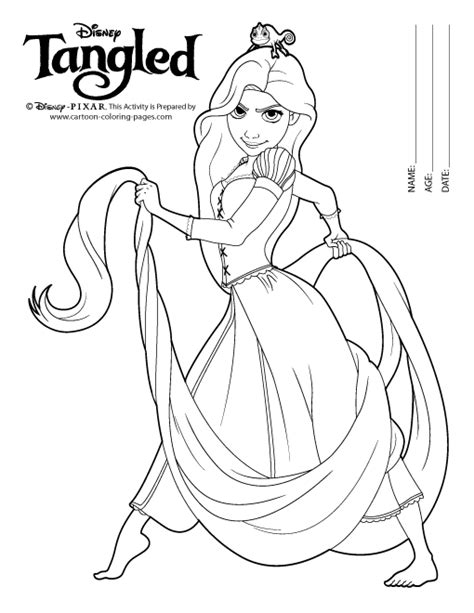 rapunzel coloring pages minister coloring