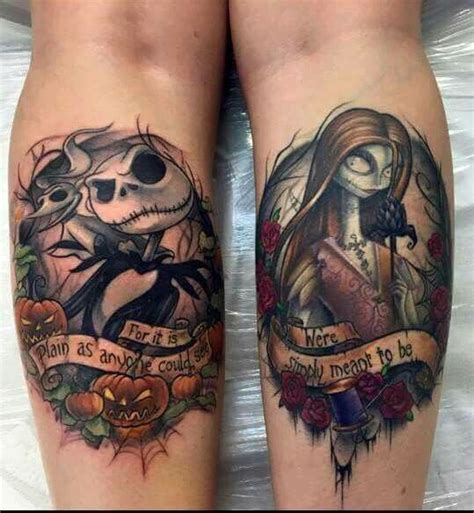 Sally And Jack Couples Tattoo My Future Tattoos Couple Tattoos